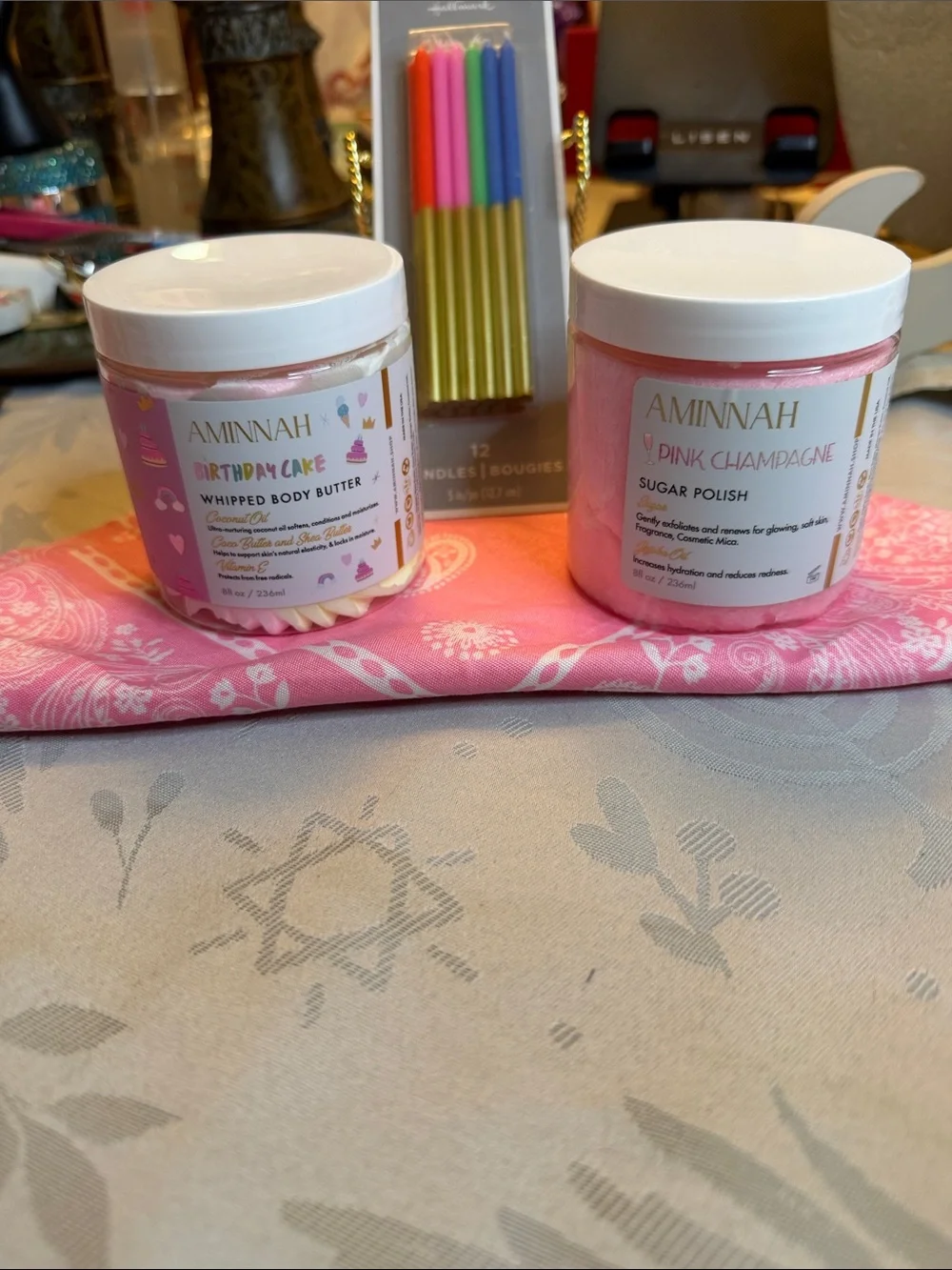 Pink Champagne Sugar Polish - Pink Exfoliating Body Scrub